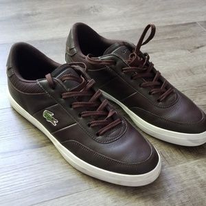 Lacoste Men/boys shoes brown 8